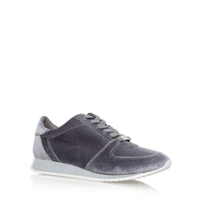 Grey 'Languid' Flat Lace Up Sneaker